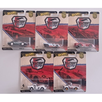 Hot Wheels 1:64 Zestaw Vintage Racing 2026 - 5 szt